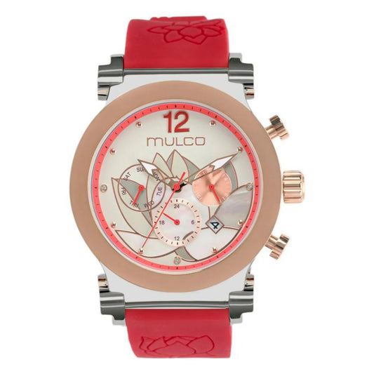 Reloj Mulco La Fleur Lotus Rojo para Mujer