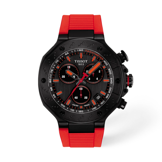 Reloj Tissot T-Race Cronógrafo Rojo y Negro